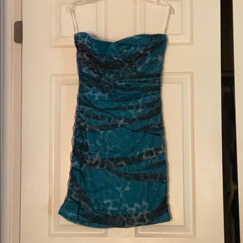 Blue party dress